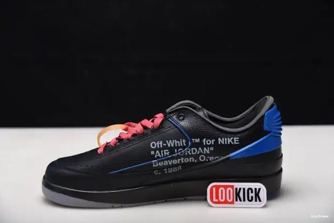 Cheap MAX DJ4375-004 SP Black Low Off-White Blue Retro 2 Jordan 0416